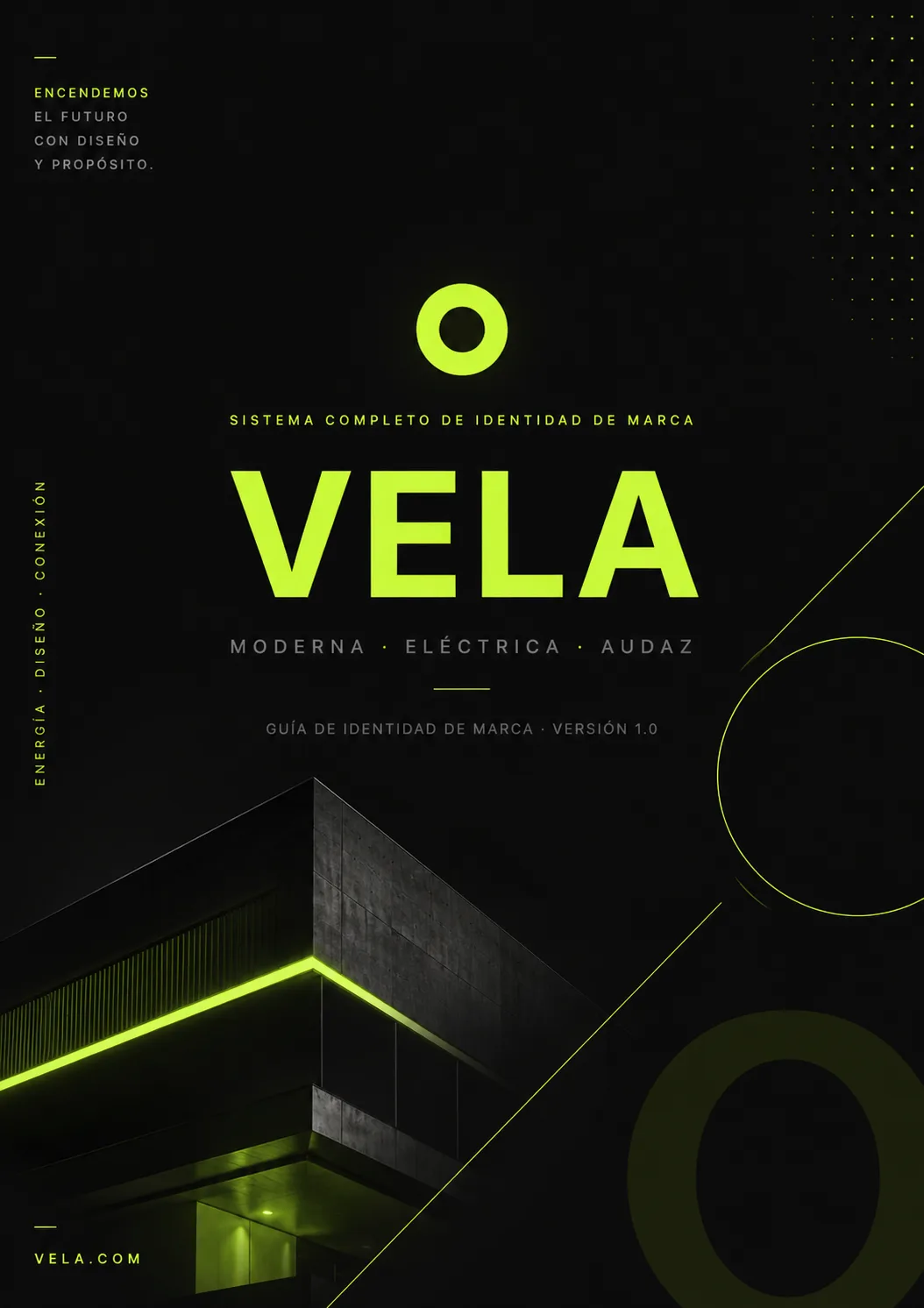 Vela Brand Kit - guía de marca completa con flipbook interactivo